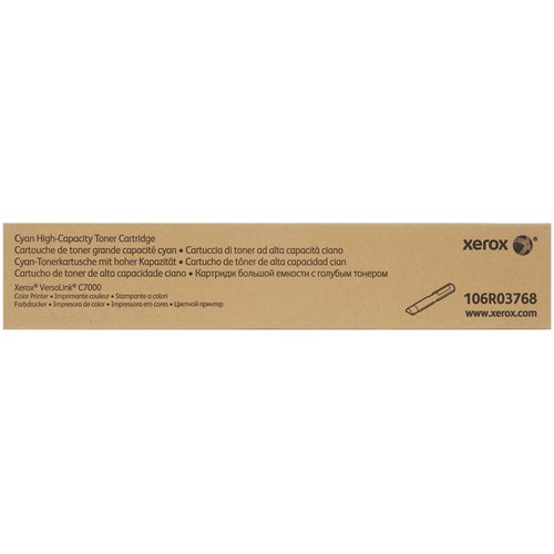 Картридж лазерный Xerox 106R03768 голубой, с чипом
