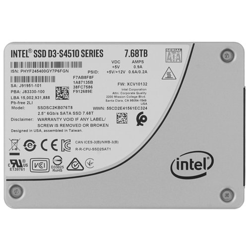 Серверный SSD Intel D3-S4510 Series [SSDSC2KB076T801]