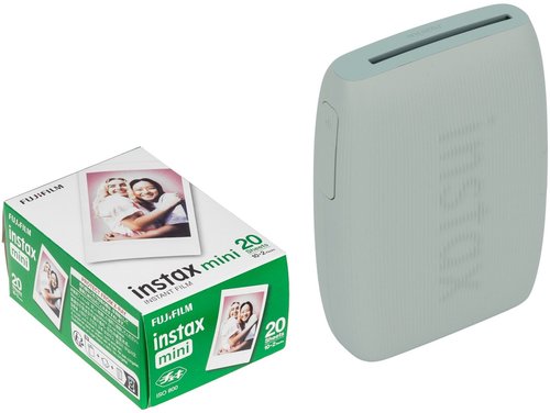 Компактный фотопринтер FUJIFILM Instax Mini Link 3 Gift Box зеленый