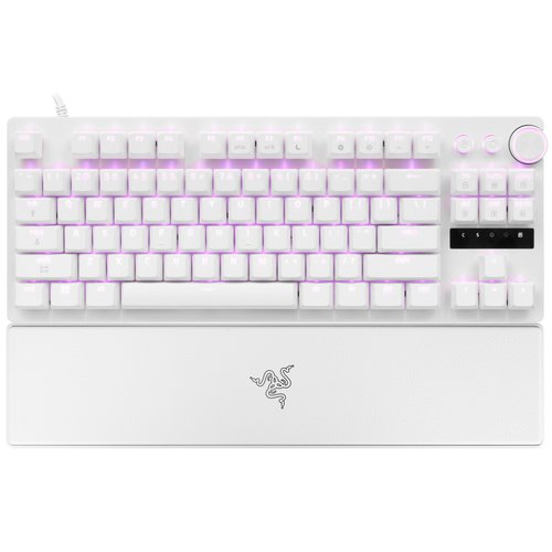 Клавиатура  проводная Razer Huntsman V3 Pro Tenkeyless цвет белый