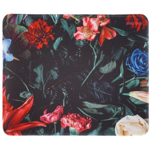 Коврик Smartbuy Flowers (S) разноцветный