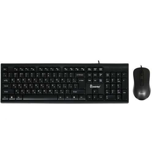 Клавиатура+мышь  проводная  Smartbuy SBC-114282-K черный