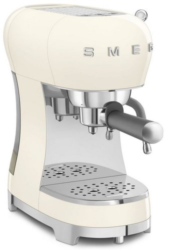 Кофеварка рожковая Smeg ECF02CREU бежевый