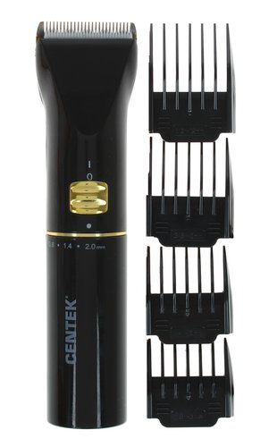Машинка для стрижки Centek CT-2119 черный/золотистый