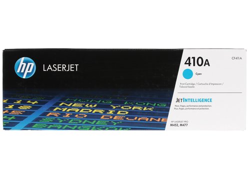 Картридж лазерный HP 410A (CF411A) голубой