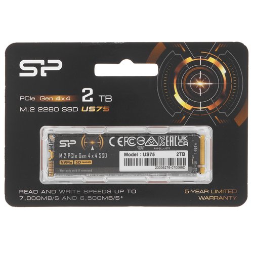 2000 ГБ M.2 NVMe накопитель Silicon Power US75 [SP02KGBP44US7505]