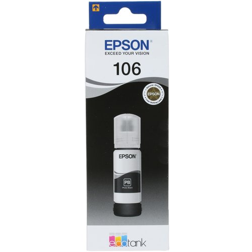 Чернила водорастворимые Epson 106 (C13T00R140) матовый черный