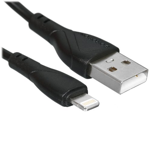 Кабель Borofone Lightning 8-pin - USB Type-A черный