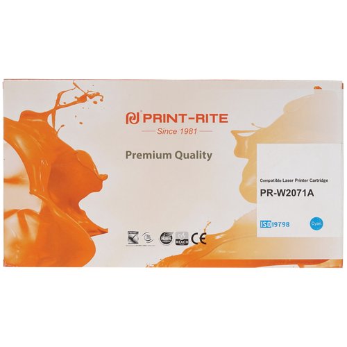 Картридж лазерный Print-Rite W2071A голубой