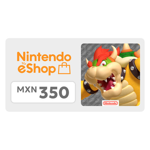 Купить Пополнение баланса сервиса Nintendo eShop 350 MXN в интернет ...