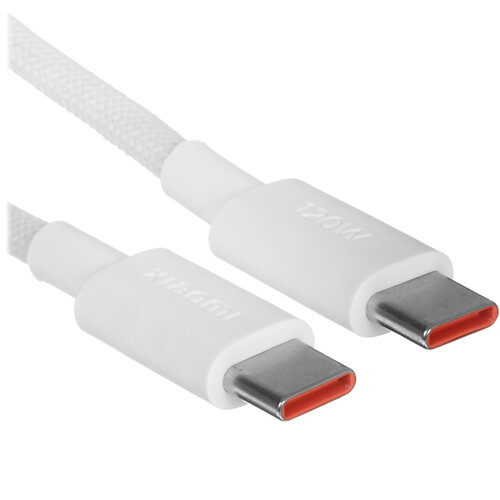 Кабель Xiaomi USB Type-C - USB Type-C белый 1 м