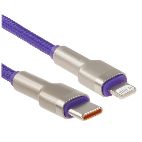 Кабель Baseus Lightning 8-pin - USB Type-C фиолетовый