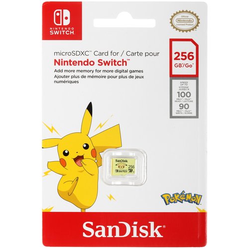 Карта памяти Sandisk Pokemon microSDXC 256 ГБ [SDSQXAO-256G-GN6ZK]