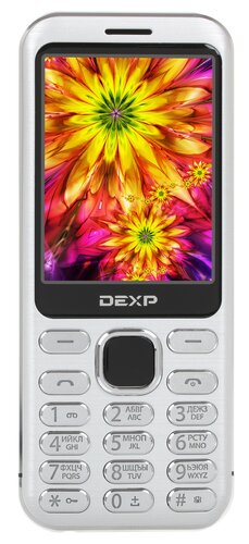 Сотовый телефон DEXP B281 серебристый