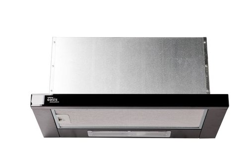 Вытяжка телескопическая Oasis VT-60BG (P) черный/черный