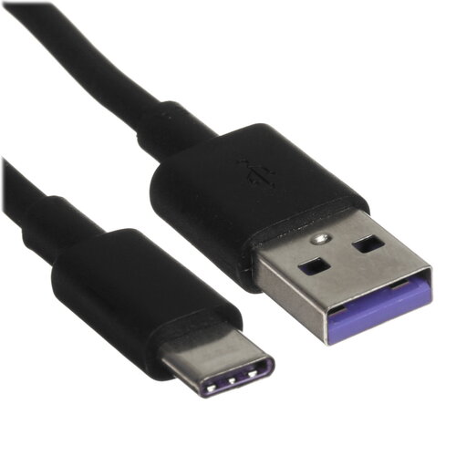 Кабель Aceline USB Type-C - USB Type-A черный 1 м