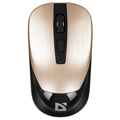 Мышь беспроводная Defender Wave MM-995 [52994] золотистый