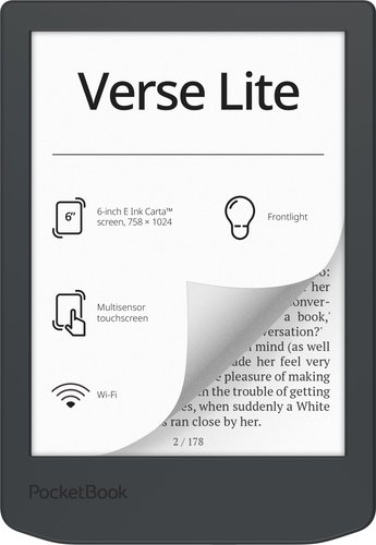 6" Электронная книга PocketBook 619 Verse Lite черный