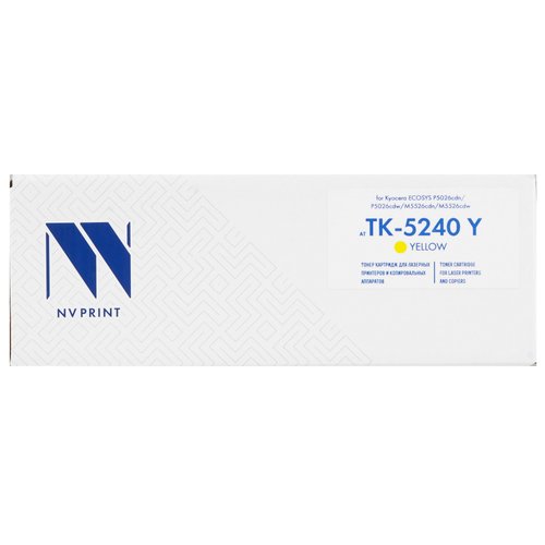 Картридж лазерный NV-Print NV-TK-5240 желтый