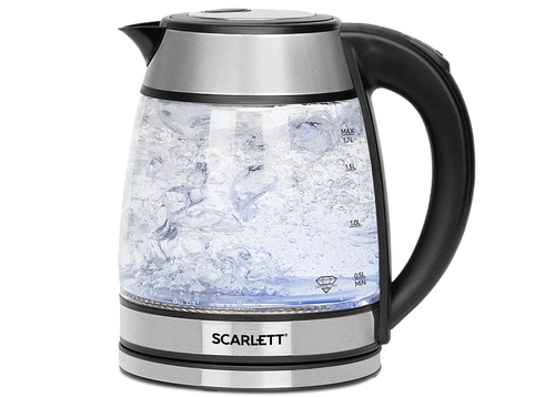 Электр чайнек Scarlett SC-EK27G54 серебристый