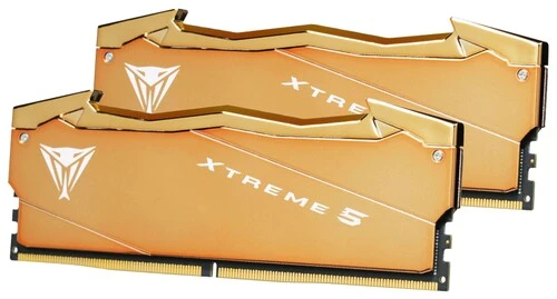 Оперативная память Patriot Viper Xtreme 5 Aurum, DDR5, 32GB (2x16GB), 6000 MHz, CL30, с радиатором, золотистый, фото3