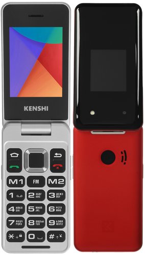 Сотовый телефон KENSHI Flip 281 красный