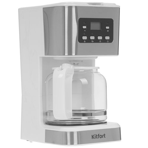 Кофеварка капельная Kitfort КТ-7629 белый