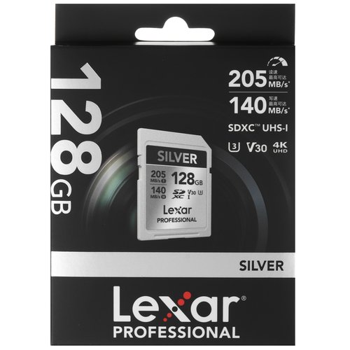 Карта памяти Lexar Professional Silver SDXC 128 ГБ [LSDSILV128G-RNNNC]