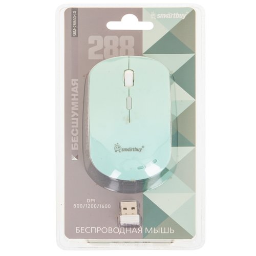 Мышь беспроводная Smartbuy 288 [SBM-288AG-LG] зеленый