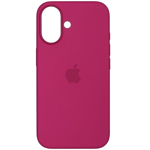 Накладка  Apple Silicone Case для Apple iPhone 16 розовый