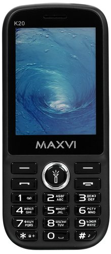 Сотовый телефон Maxvi K20 черный