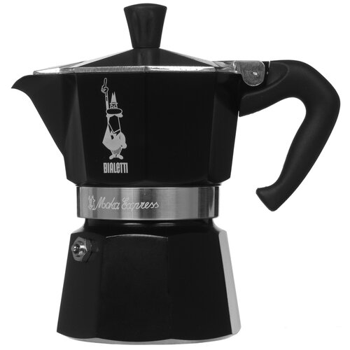 Гейзерная кофеварка Bialetti Moka Express черный