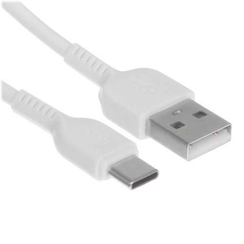Кабель Hoco USB Type-C - USB Type-A белый