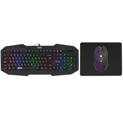 Игровой набор Qumo Solaris черный