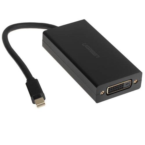 Переходник однонаправленный Ugreen mini DisplayPort - HDMI+VGA+DVI-D, 0.13 м