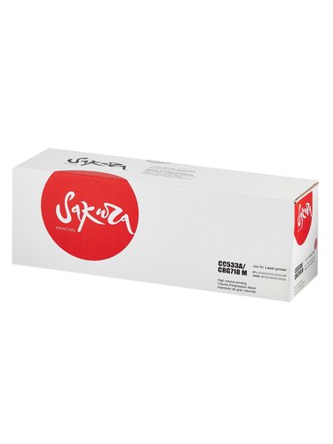 Картридж лазерный SAKURA CC533A пурпурный, с чипом