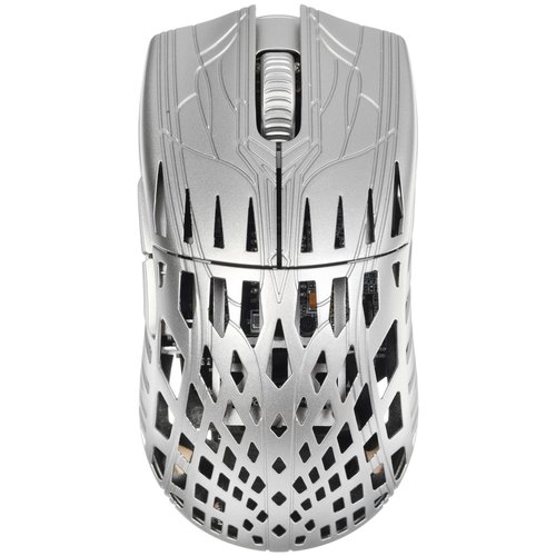 Мышь беспроводная/проводная PWNAGE Trinity Gaming Mouse CF [Trinity Gaming Mouse CF Platinum（Cutout/Sides)] серебристый