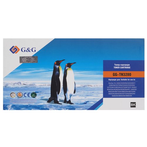Картридж лазерный G&G GG-TN3280 черный