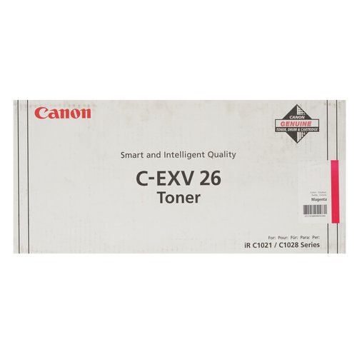 Картридж лазерный Canon C-EXV26 пурпурный, с чипом