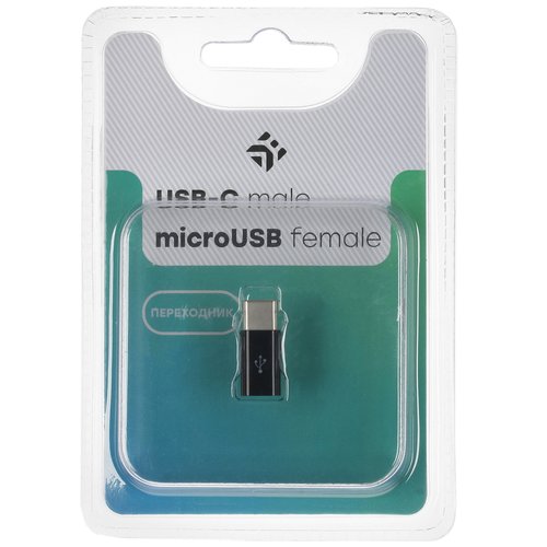 Adapter DEXP micro USB-B - USB Type-C black