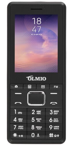 Сотовый телефон Olmio A25 черный