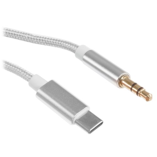 Кабель   Cablexpert USB Type-C - jack 3.5 мм белый
