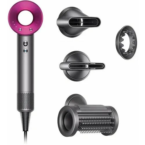 Фен Dyson Supersonic HD15 серебристый/розовый