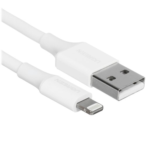 Кабель Ugreen Lightning 8-pin - USB Type-A белый