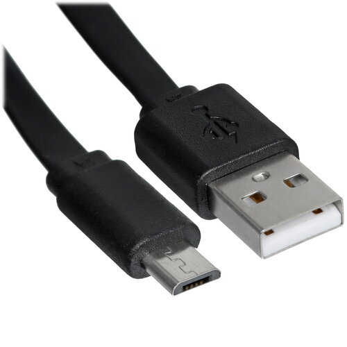Кабель Aceline micro USB-B - USB Type-A черный 1 м