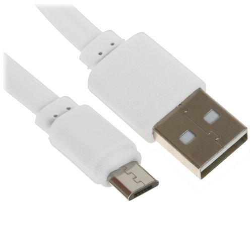 Кабель FinePower micro USB-B - USB Type-A белый 1 м