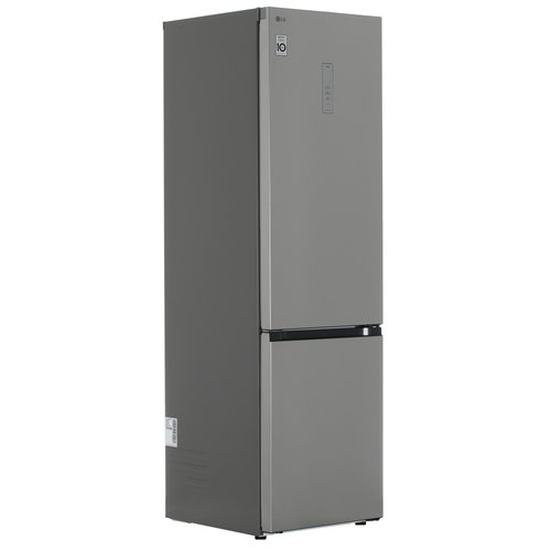 Холодильник с морозильником   LG GC-B509FAPW серебристый