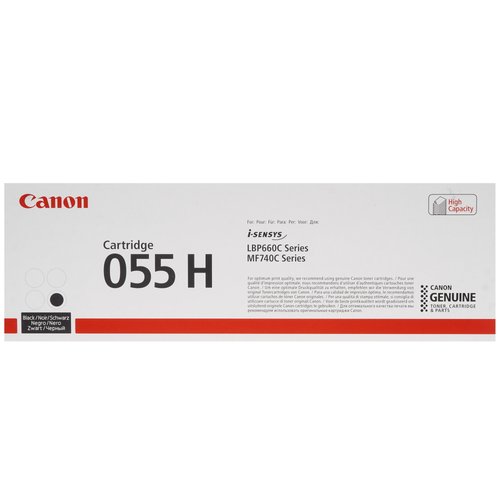 Тонер-картридж лазерный Canon 055H черный