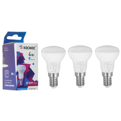Комплект светодиодных ламп Космос Lksm_LED4wR39E1445