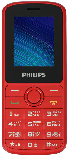 Сотовый телефон Philips Xenium E2101 красный